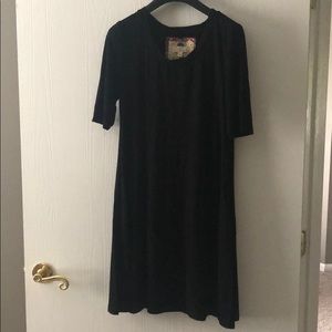 Black t-shirt dress
